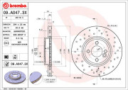 09.A047.3X Brzdový kotouč BEARING DISC LINE BREMBO