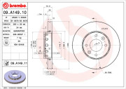 09.A149.10 Brzdový kotouč PRIME LINE BREMBO