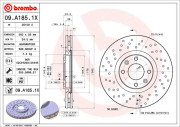 09.A185.1X Brzdový kotouč BEARING DISC LINE BREMBO