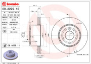 09.A229.10 Brzdový kotouč PRIME LINE BREMBO