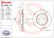 09.A258.10 Brzdový kotouč PRIME LINE BREMBO