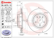 09.A270.10 Brzdový kotouč PRIME LINE BREMBO