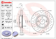 09.A532.2X Brzdový kotouč BEARING DISC LINE BREMBO