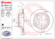 09.A616.10 Brzdový kotouč PRIME LINE BREMBO