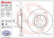 09.A752.10 Brzdový kotouč PRIME LINE BREMBO