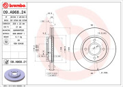 09.A968.21 Brzdový kotouč COATED DISC LINE BREMBO