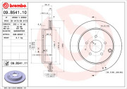 09.B541.11 Brzdový kotouč COATED DISC LINE BREMBO