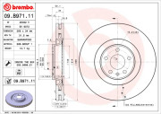 09.B971.11 Brzdový kotouč COATED DISC LINE BREMBO