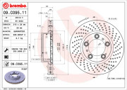 09.C095.11 Brzdový kotouč COATED DISC LINE BREMBO