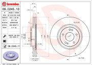 09.C245.11 Brzdový kotouč COATED DISC LINE BREMBO