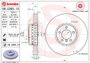 09.C393.13 Brzdový kotouč BREMBO NAO LINE BREMBO