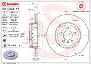 09.C404.13 Brzdový kotouč BREMBO NAO LINE BREMBO