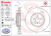 09.C408.13 Brzdový kotouč BREMBO NAO LINE BREMBO