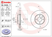 09.D426.11 Brzdový kotouč COATED DISC LINE BREMBO