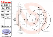 09.D979.11 Brzdový kotouč COATED DISC LINE BREMBO