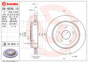 09.N235.11 Brzdový kotouč COATED DISC LINE BREMBO