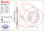 09.R122.11 Brzdový kotouč COATED DISC LINE BREMBO