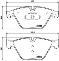 P 06 074 Brzdové destičky PRIME LINE BREMBO