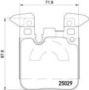 P 06 087X Brzdové destičky XTRA LINE BREMBO