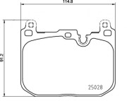 P 06 110 Brzdové destičky PRIME LINE BREMBO