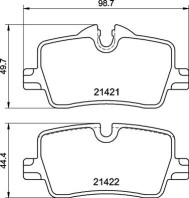 P 06 113 Sada brzdových destiček, kotoučová brzda PRIME LINE BREMBO