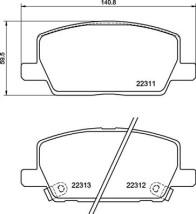 P 07 012 Sada brzdových destiček, kotoučová brzda PRIME LINE BREMBO