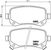 P 11 021 Brzdové destičky PRIME LINE BREMBO