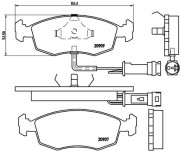 P 24 007 Brzdové destičky PRIME LINE BREMBO