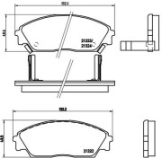 P 28 016 Brzdové destičky PRIME LINE BREMBO
