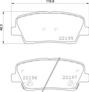 P 30 105 Brzdové destičky PRIME LINE BREMBO