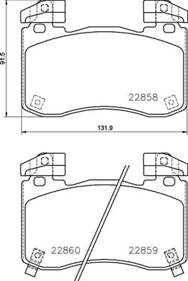 P 30 113 Sada brzdových destiček, kotoučová brzda PRIME LINE BREMBO