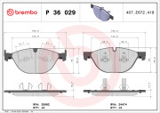 P 36 029 Brzdové destičky PRIME LINE BREMBO