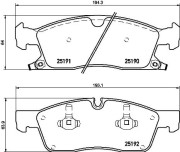 P 37 015 Brzdové destičky PRIME LINE BREMBO