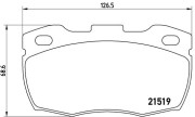 P 44 015 Brzdové destičky PRIME LINE BREMBO