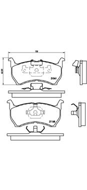 P 49 004 Sada brzdových destiček, kotoučová brzda PRIME LINE BREMBO