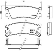 P 49 025 Sada brzdových destiček, kotoučová brzda PRIME LINE BREMBO