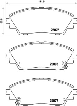 P 49 050 Brzdové destičky PRIME LINE BREMBO
