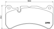P 50 092 Brzdové destičky PRIME LINE BREMBO