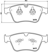 P 50 105 Brzdové destičky PRIME LINE BREMBO