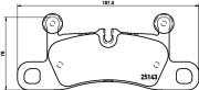 P 65 042 Sada brzdových destiček, kotoučová brzda PRIME LINE BREMBO