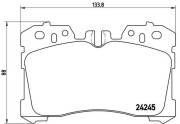 P 83 075 Brzdové destičky PRIME LINE BREMBO