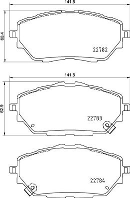 P 83 171 Sada brzdových destiček, kotoučová brzda PRIME LINE BREMBO