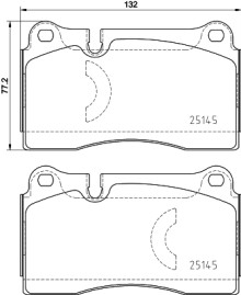 P 85 159 Sada brzdových destiček, kotoučová brzda PRIME LINE BREMBO