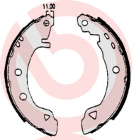 S 23 508 Sada brzdových čelistí ESSENTIAL LINE BREMBO