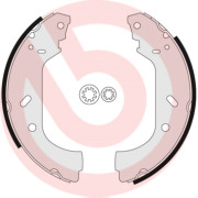 S 23 517 Sada brzdových čelistí ESSENTIAL LINE BREMBO