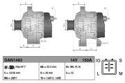 DAN1483 generátor DENSO