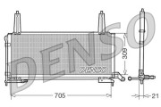 DCN11006 Kondenzátor, klimatizace DENSO