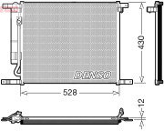 DCN15009 Kondenzátor, klimatizace DENSO