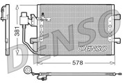 DCN17001 Kondenzátor, klimatizace DENSO