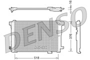 DCN17005 Kondenzátor, klimatizace DENSO